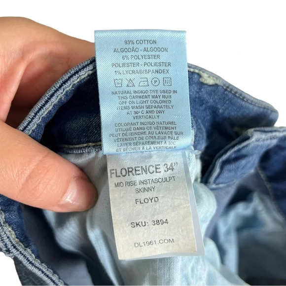 DL1961 • FLORENCE 34” Mid Rise Lastasculpt Skions - Picture 7 of 7